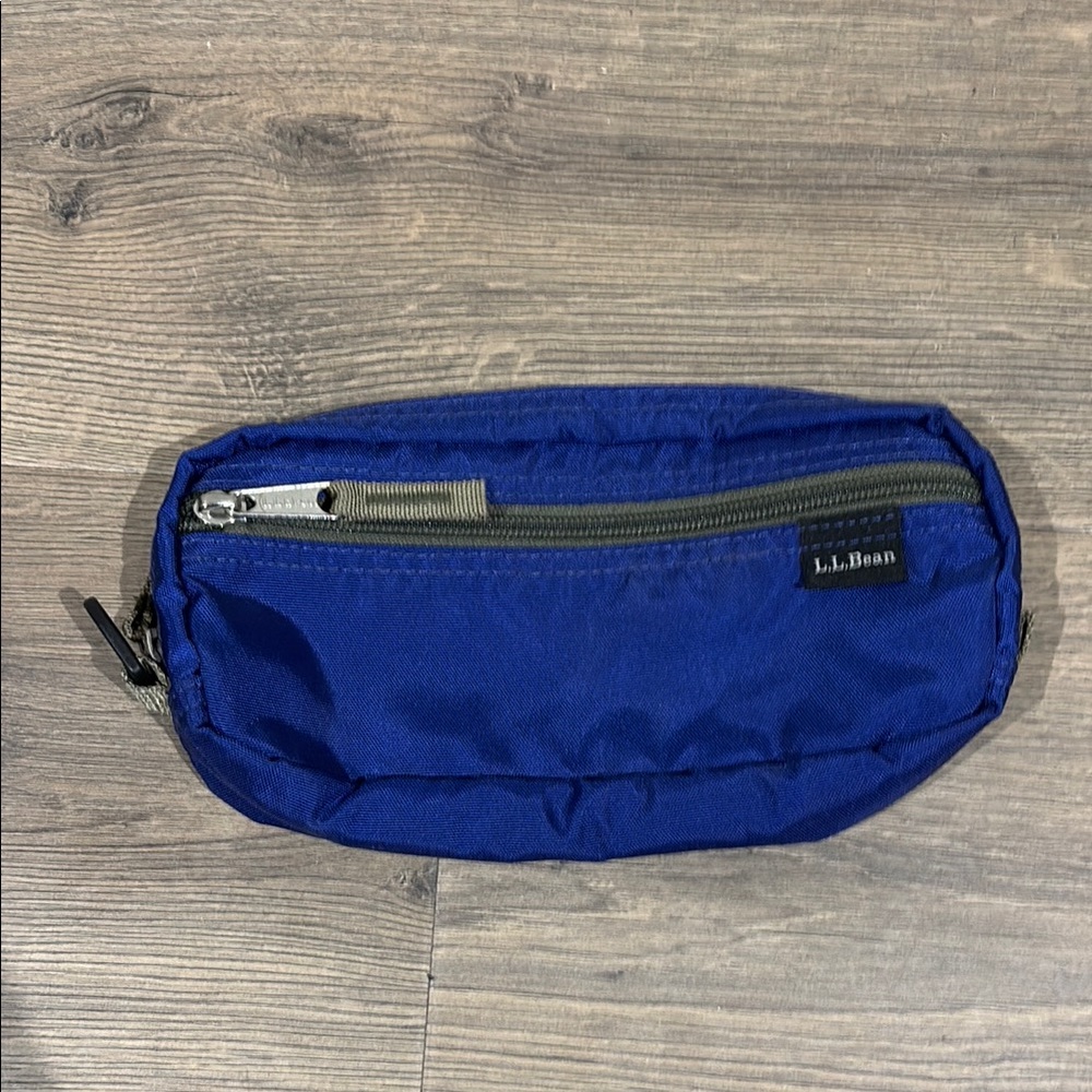 L.L. Bean Blue Pencil Pouch